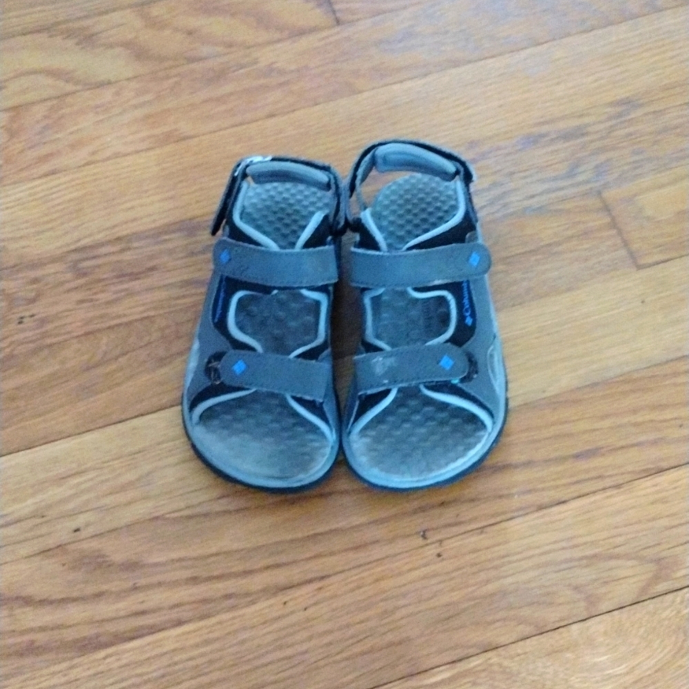 Black grey blue sandles for kids